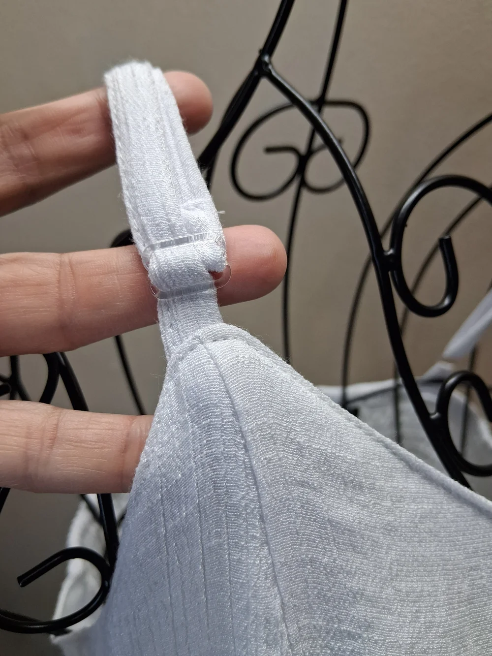 White Midi Dress XL Button Front Smocked SunDress Summer Boho Rayon - Picture 7 of 9